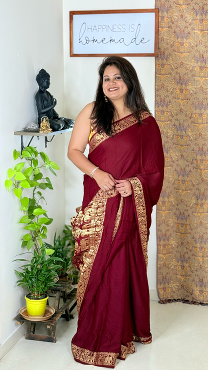 Modal Silk Saree with Nakshi Pallu