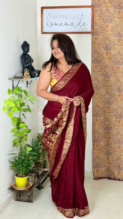 Modal Silk Saree with Nakshi Pallu